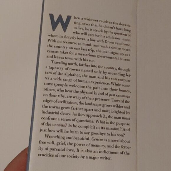 3/$13 Census adult novel hardcover book by Jesse Ball 2019 - Picture 5 of 7